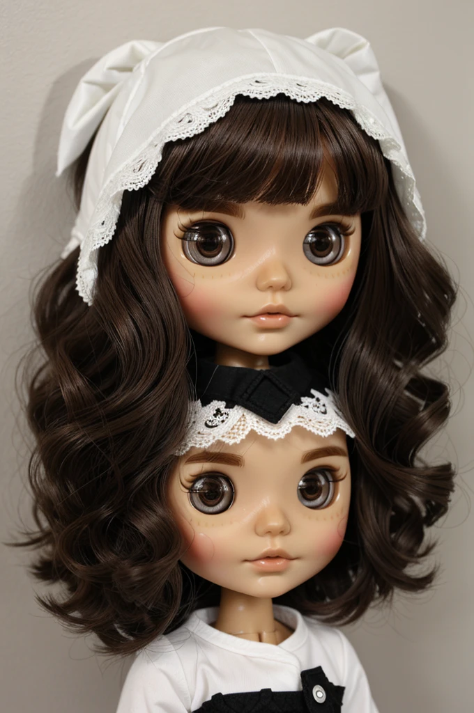 Blythe doll curly latina 
