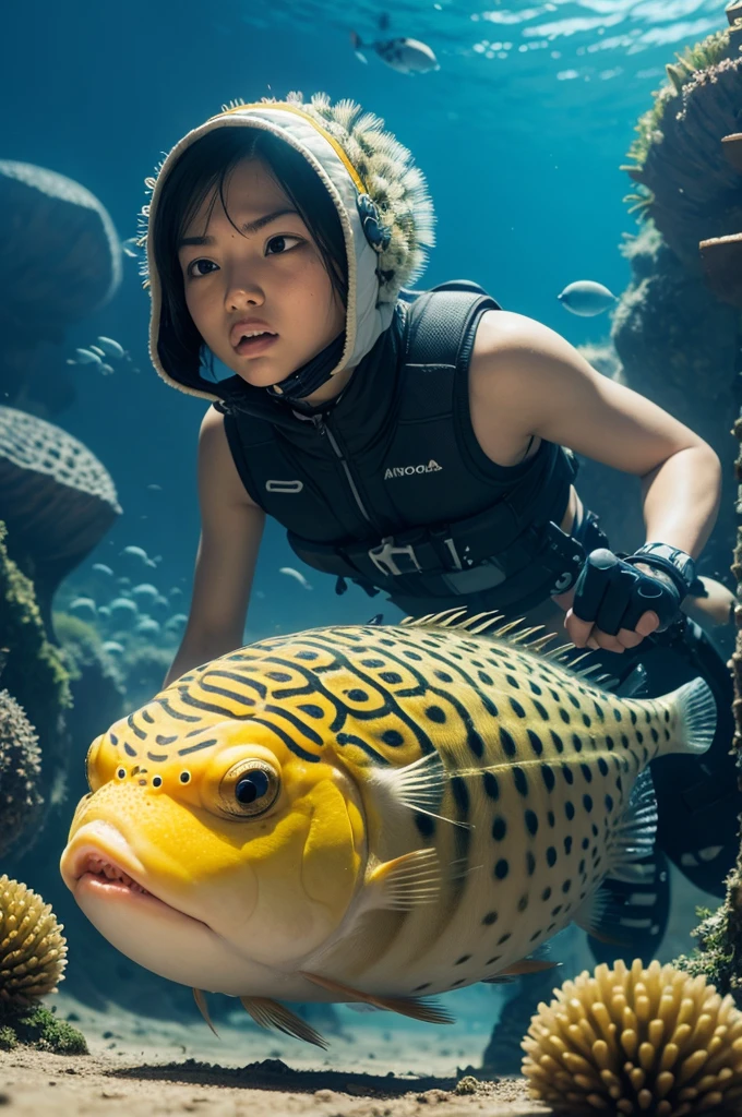 warrior puffer fish 
