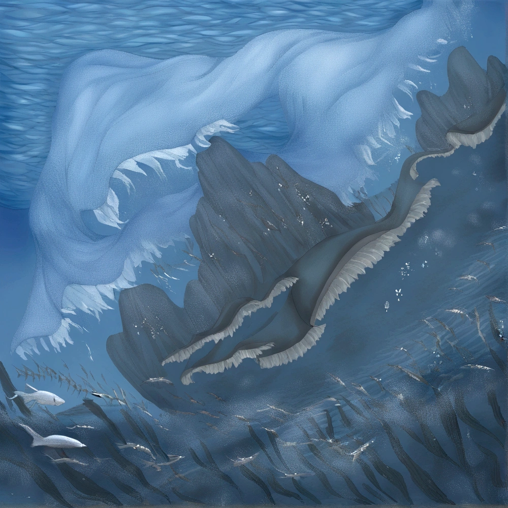swimming in the ocean