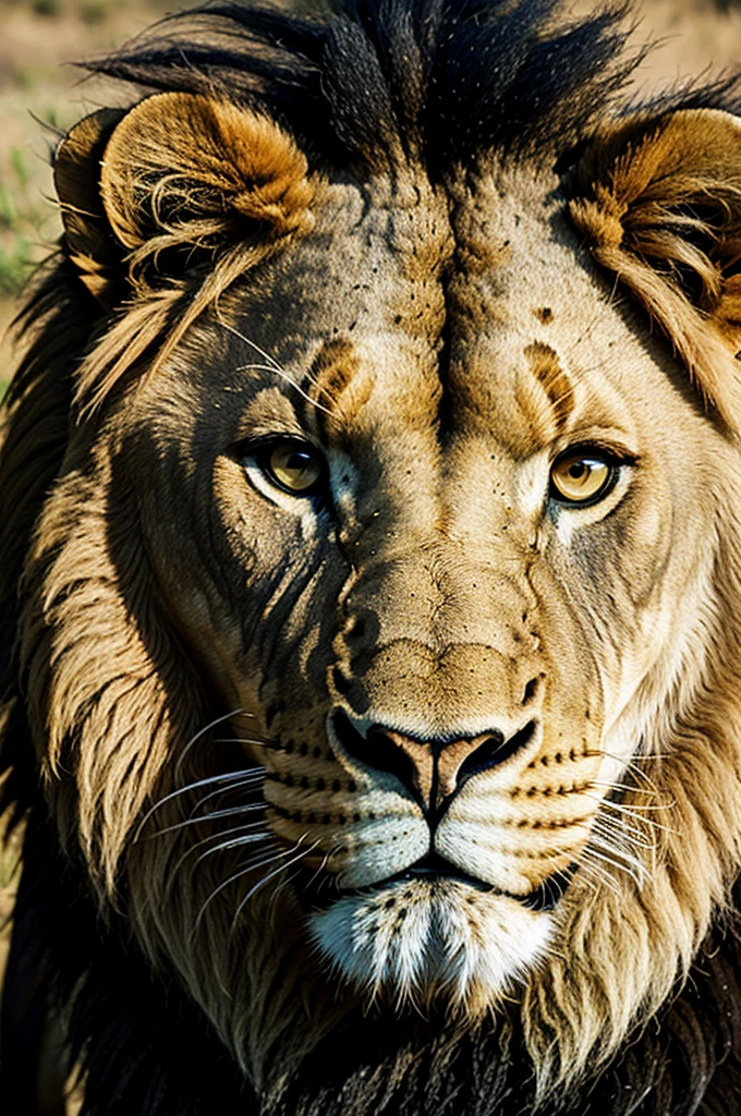 An animated lion