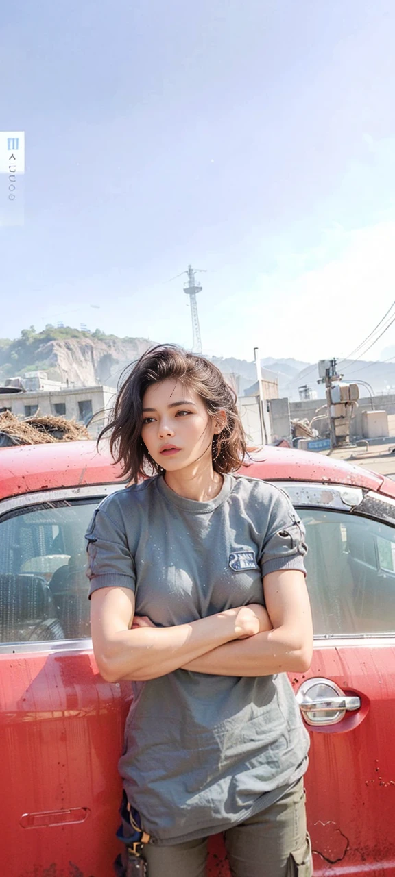 (1girl:1.3), solo,__body-parts__, official art, unity 8k wallpaper, ultra detailed, beautiful and aesthetic, beautiful, masterpiece, best quality, RAW, masterpiece, super fine photo,, best quality, super high Resolution, photorealistic, sunlight, full body portrait, stunningly beautiful,, dynamic pose, delicate face, vibrant eyes, (side view), she is wearing a futuristic Iron Man mech, red and gold, Highly detailed abandoned warehouse background, detailed face, detailed complex busy background, messy, gorgeous, milky, high detailed skin, realistic skin details, visible pores, sharp focus, volumetric fog, 8k uhd, dslr camera, High quality, film grain, fair skin, photorealism, lomography, sprawling metropolis in a futuristic dystopia, view from below, translucent