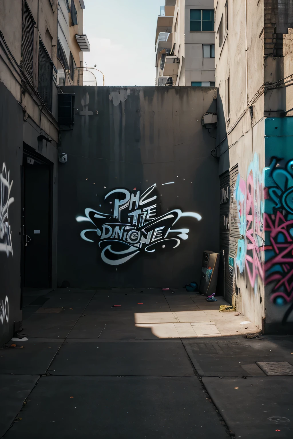 dance studio; graffiti; urban; text only; title (MOVEMENT CREW); Design; until; Design parametrico; scene; play of light