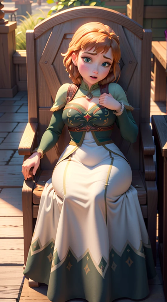 Photo of Anna of Arendelle lactating