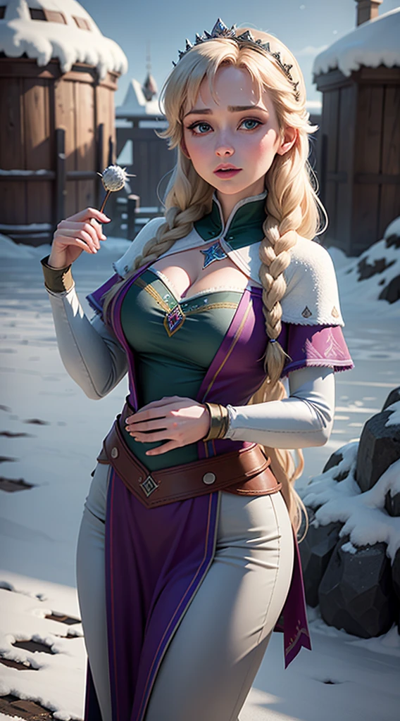 Photo of Anna of Arendelle lactating
