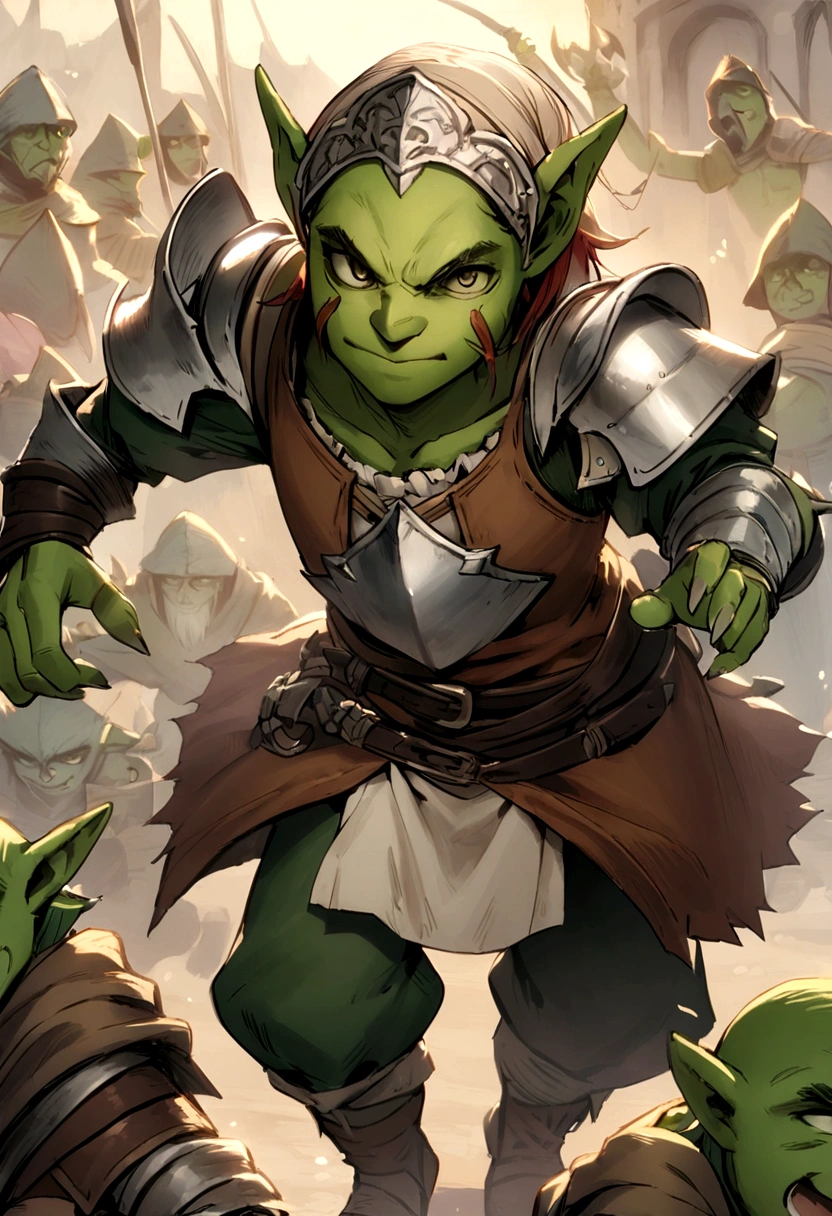 fantasy medieval goblins scart small green