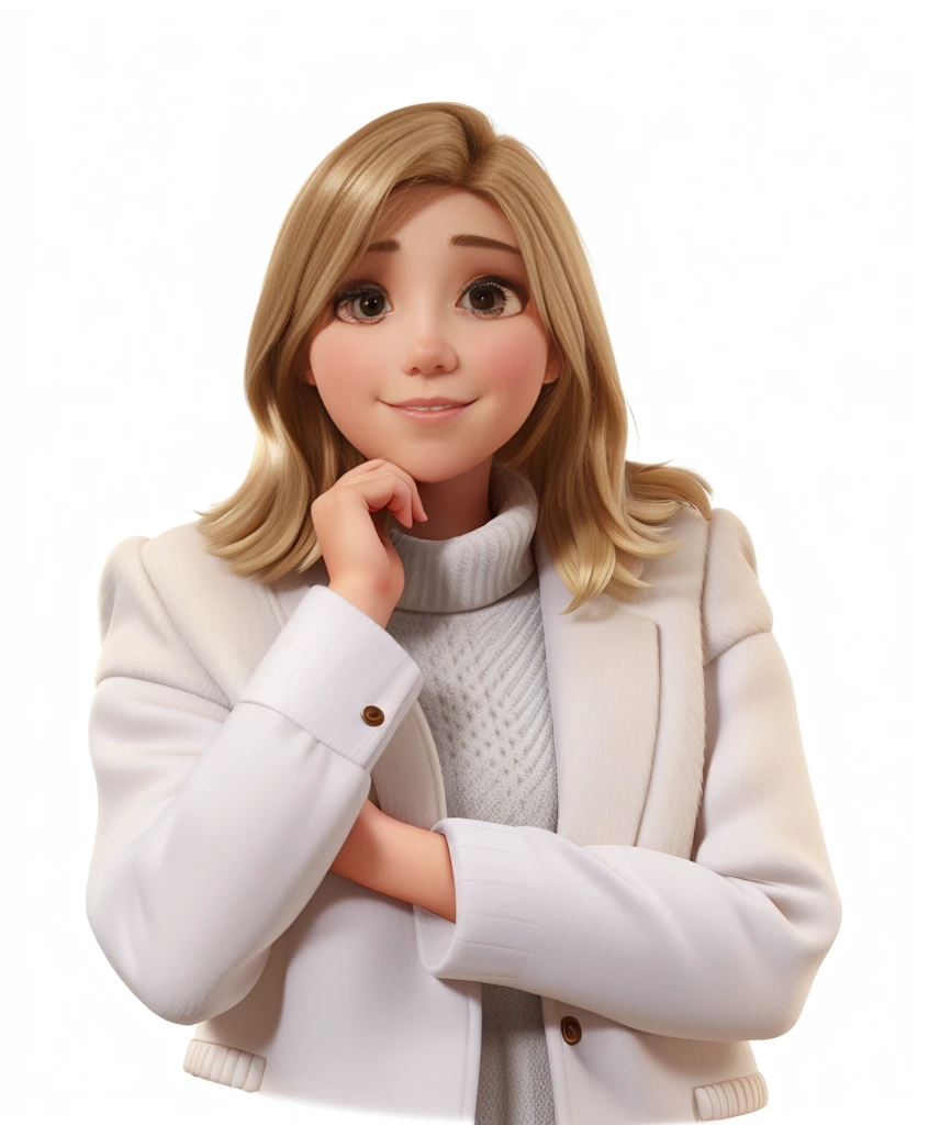 Caucasian female, short blonde hair, psychologist