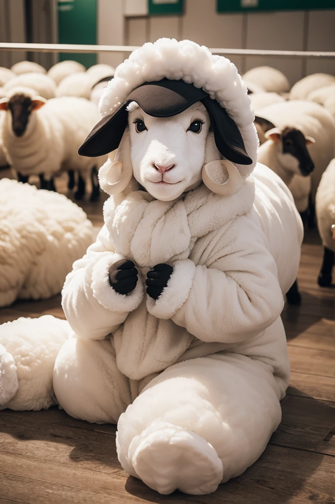 Sheep mascot