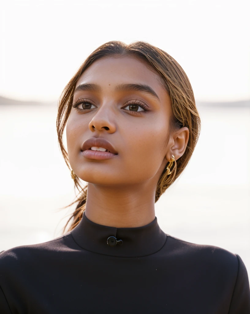 (Beautiful teen girl, Yara Shahidi, KIKI Layne, Kylie Jenner, Maitreyi Ramakrishnan, young Jessica Alba), (hyper realistic)