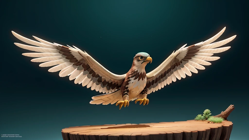 A high definition detailed full-length-shot of an hawk with outstretched wings flying from inside the hollow of a silver & white bark tree, using white and gold colors, on a teal forestpunk background, in the style of high definition photography, volumetric light, Global-Illumination, brightlighting.::1
high definition photography, volumetric light, Global-Illumination, brightlighting