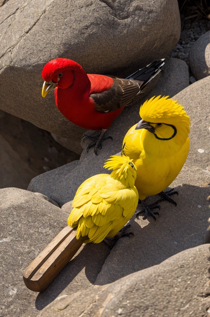 The cock of the rock of Peru