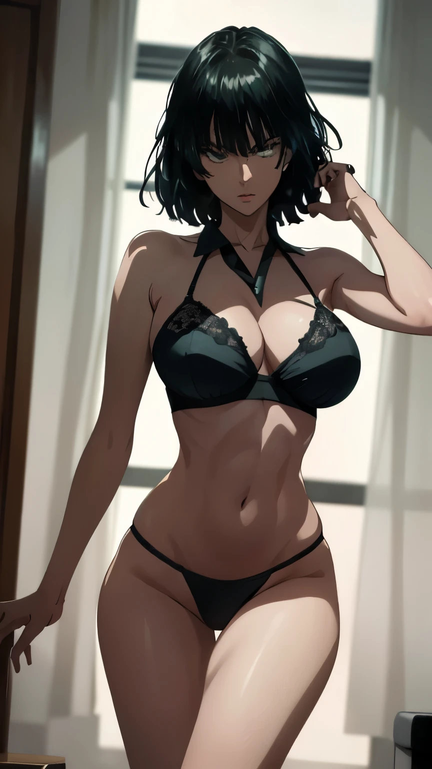 Best Quality,8k,high resolution,Masterpiece:1.2), (ultra detailed), (NSFW is not safe for artwork), (semi - naked) (Fubuki) (One Punch Man Setup), (pose sexual), (realist,photorealist,fotorrealista:1.37), (High DefinitionR,High Definition), (portrait), (vivid colors), (largo legs), (Hermosos detailed eyes), (bright green eyes deep black gradient eyes), (beautiful detailed lips), (extremely detailed eyes and face), bright Eyes, bright green eyes with black, (Hair, short), Dynamic angle and posture., soaked in sweat, perspiration, undressing (largo eyelashes), (cabello short between eyes color verde oscuro), (sharp focus), (Physically based representation), (big breasts) (legs open), (intense), (expression of intense desire), (motion blur), (elegant), (slim figure), (anime inspired), (bright lights), (sexual), (contrasting colors), (mysterious atmosphere), (action packed scene), (Unique style), (surprising), (elegant), (evocative), (expressive), (Intriguing atmosphere), (giant breasts:1.2) ((Best Quality)),((Very detailed)),Masterpiece,absurdities,detailed face,beautiful face,(detailed eyes, deep eyes),(1 girl),((dynamic pose)), erotic lingerie