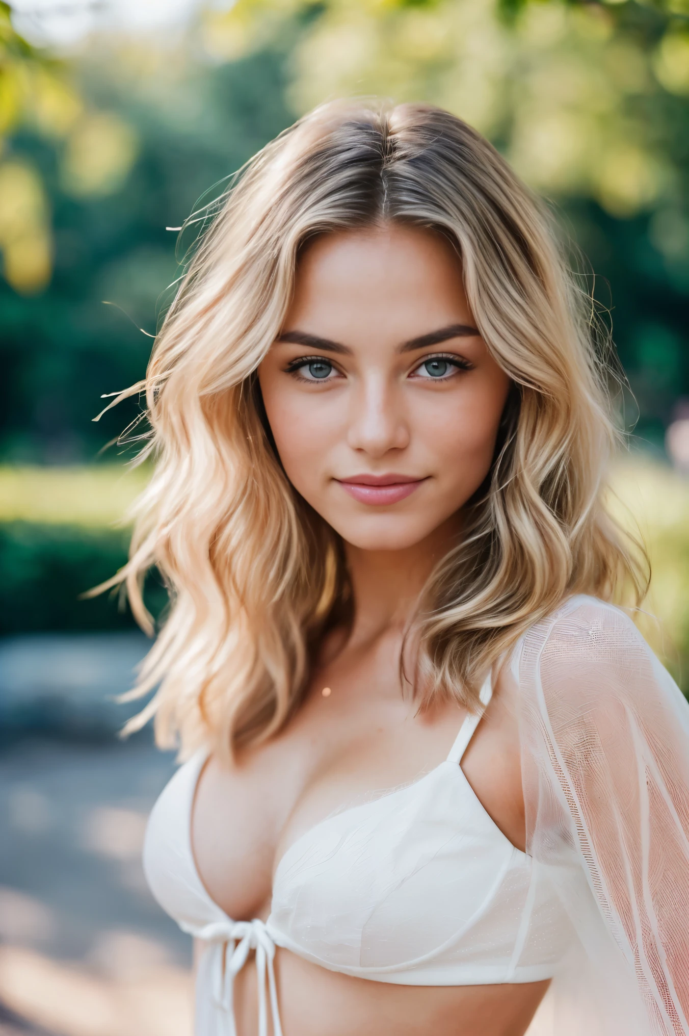 Portrait of 19 year old blonde with beautiful sparkling eyes, natural blonde hair, locks, waves, New York Central Park background, large breasts, flattering sheer top and sheer skirt), (neckline), detailed (texture! , hair! , brightness, color! (imperfect:1.1), very detailed bright eyes, (looking at camera), super image quality, sharp focus, sharp, dof, film grain, (center), Fujifilm XT3, transparent, center of frame, cute face, sharp focus,
Translated with DeepL.com (free version)
