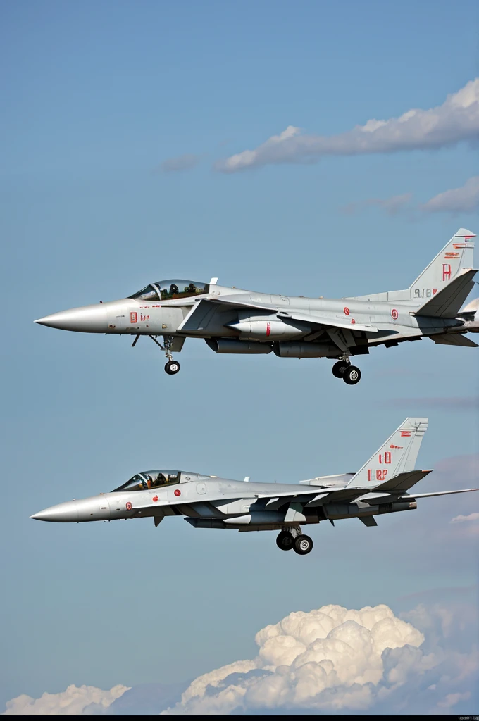 Long and wide Mig 31 plane