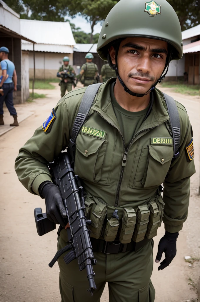 a funny brazilian soldier 
