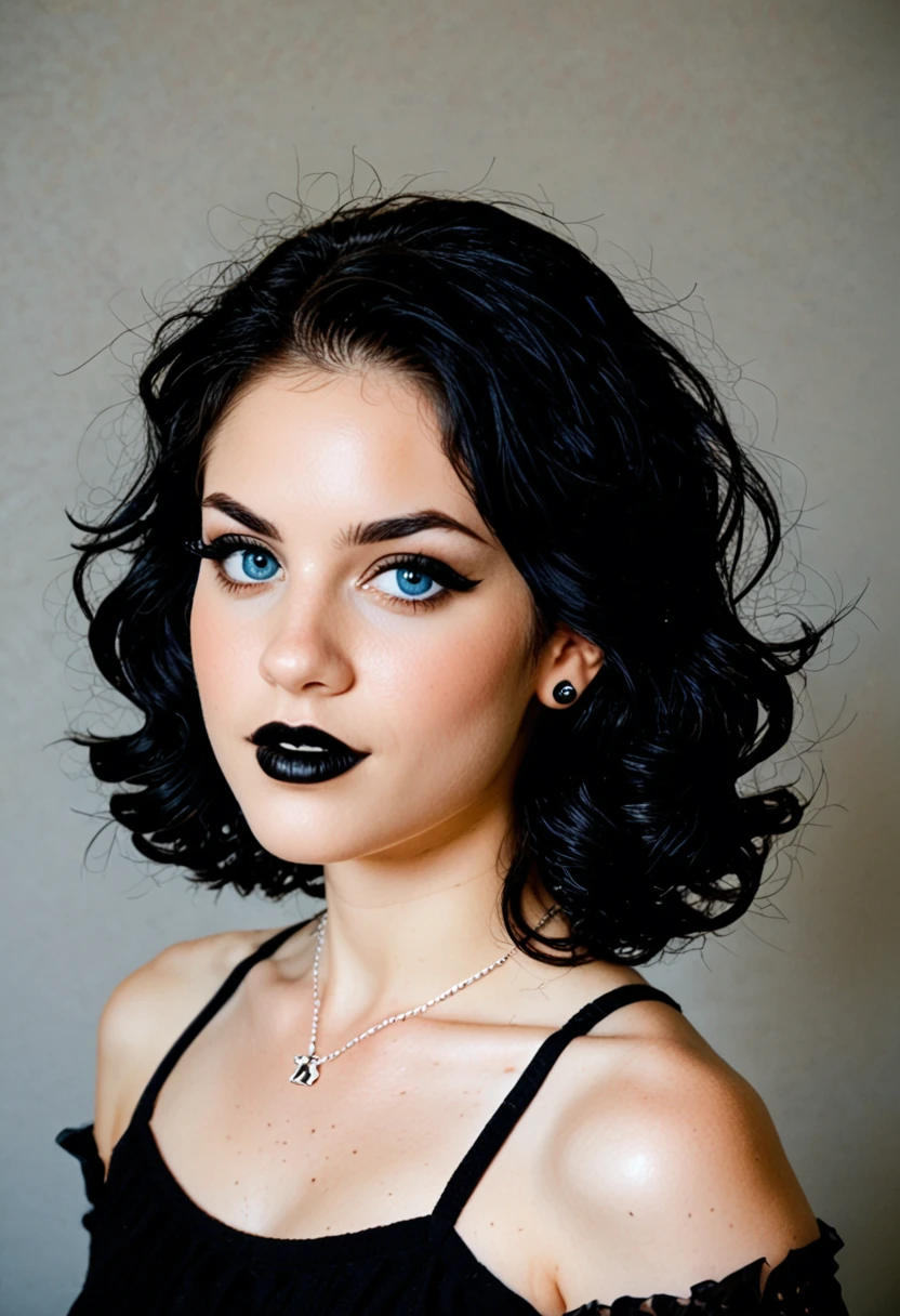 epiCPhotoGasm-colorfulPhoto, score_9, score_8_en haut, score_7_en haut, score_6_en haut, score_5_en haut, score_4_en haut, brut, photo, réaliste, 1fille, Andréa, 1fille, makeen haut, le fard à paupières, taches de rousseur, cheveux bleu clair, cheveux longs, Cheveux multicolores, style gothique, (tout habillé), very cheveux longs, gilet pare-balles gothique, Accessoires gothiques, goth makeen haut, Beaux yeux, Couleurs vives, contraste élevé, éclairage vif,, zPDXL2,