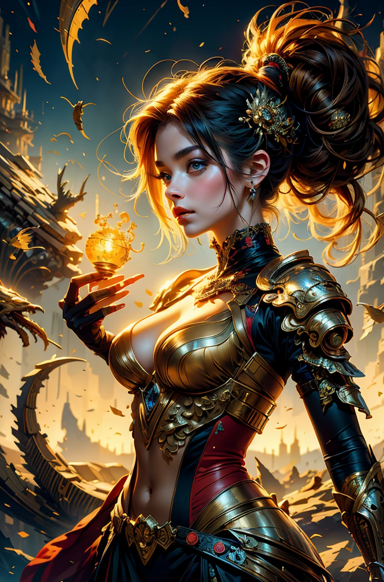 (masterpiece, top quality, best quality, offcial art, beautiful and aesthetic:1.2), (1 girl), extremely detail,(Fractal Art:1.3),colorful,highest level of detail