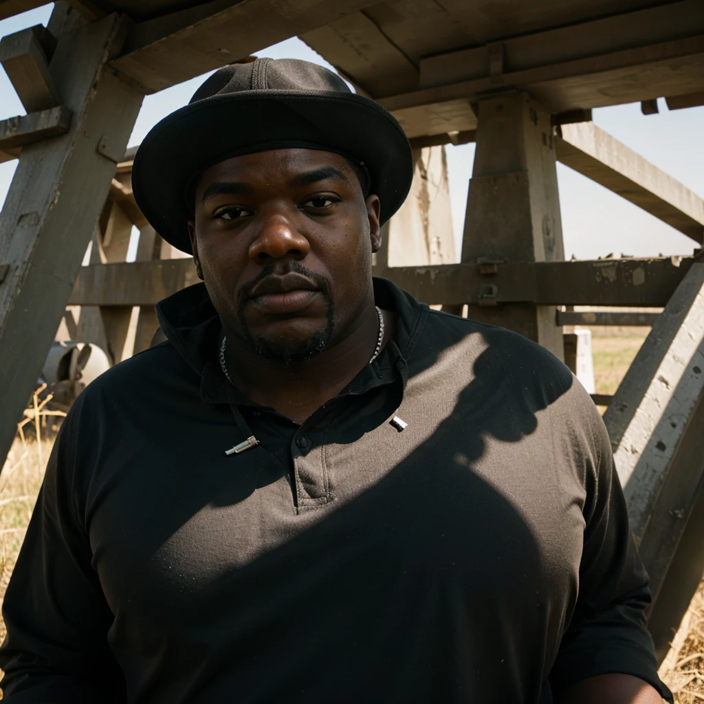 big black nigga in the coton field