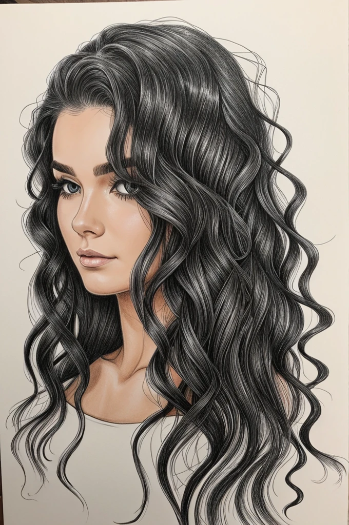 I draw drips and have waves in my hair 
