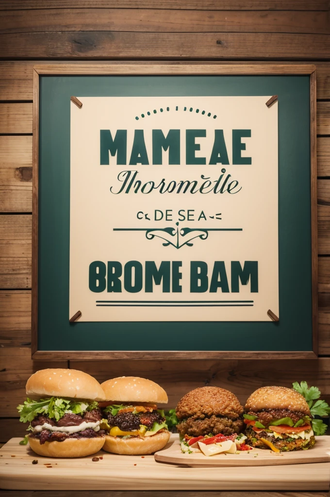 Slogan for homemade food with the name Menu Caseiro
