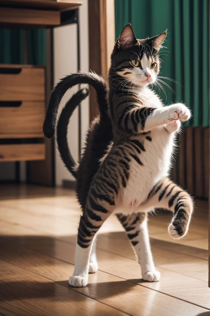 Dancing cat