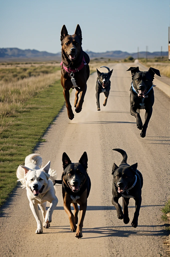 running dogs