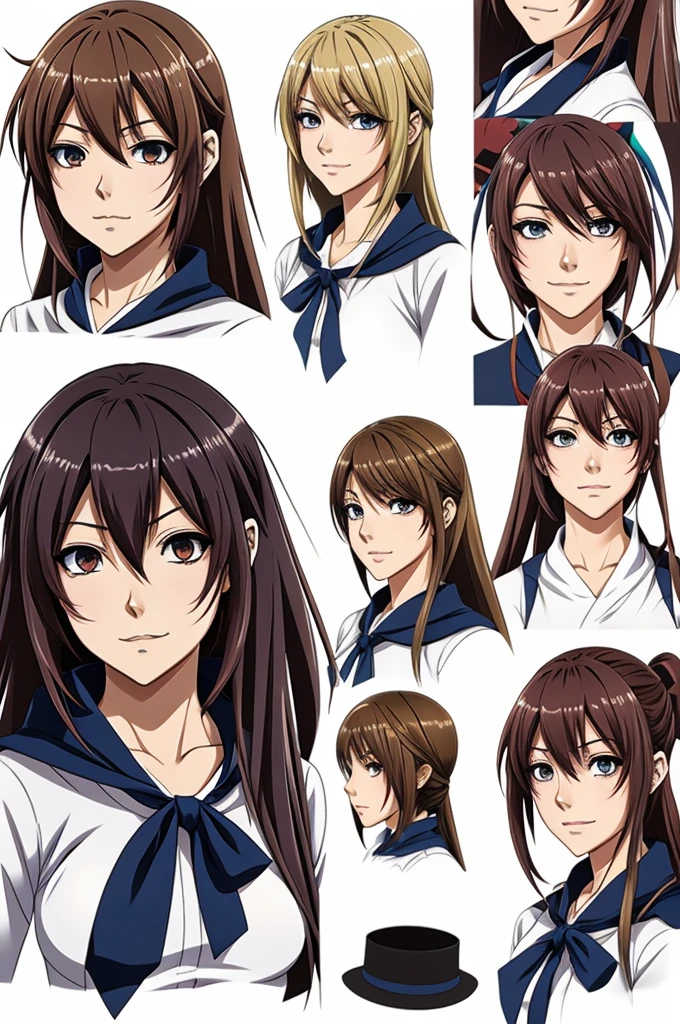 Create a female anime character