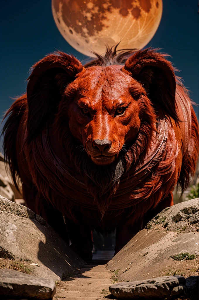 Symbol of the red moon beast race
