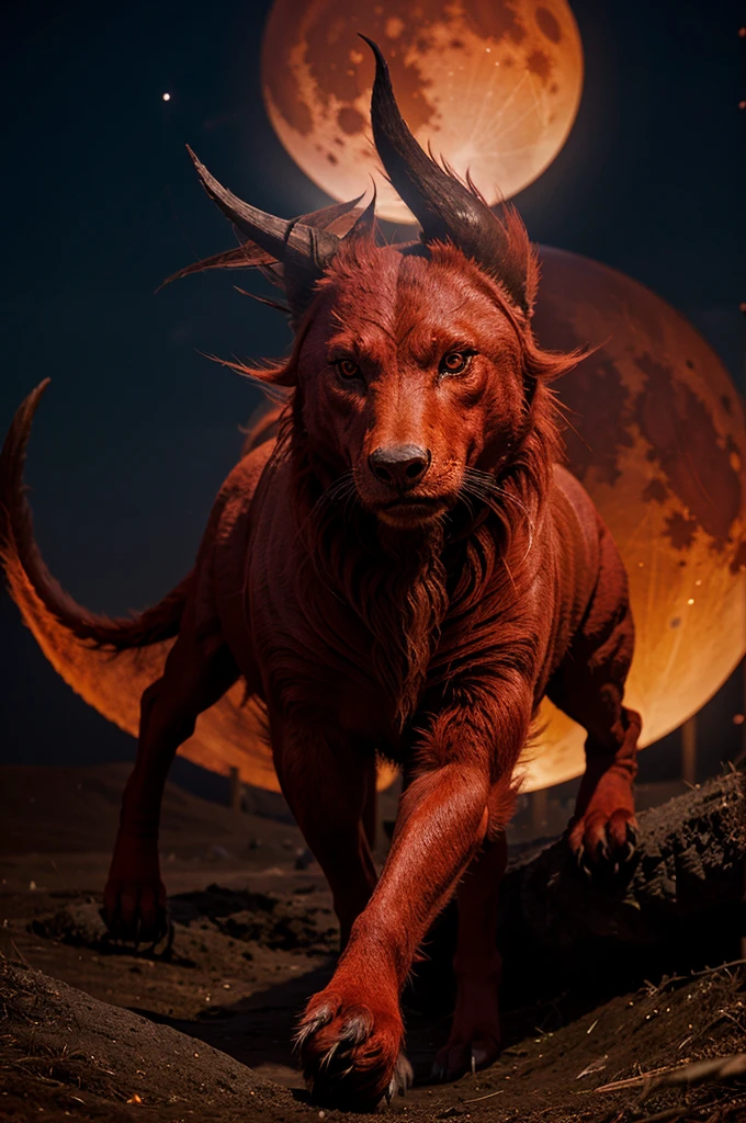 Symbol of the red moon beast race