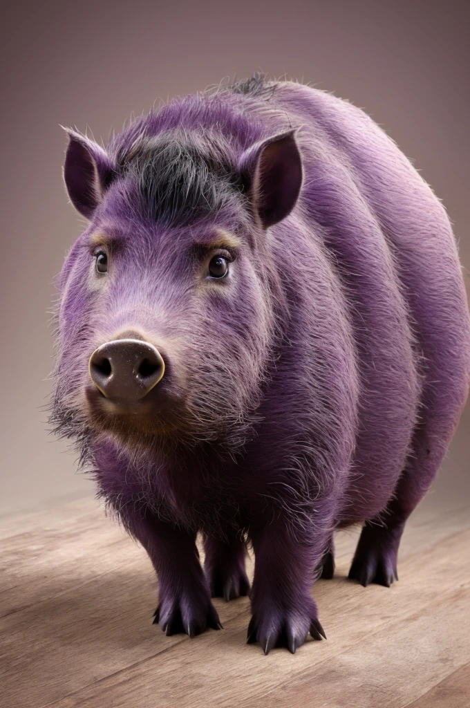 purple boar, boar made of plums, a plum boar, cute, boar skin is plum texture, nose is a plum, ears are plum slices, eyes are yellow and red, ConceptArt, (Masterpiece, Best Quality, Illustration, Fine Detail), ((Very Detailed CG Unity 8k Wallpaper, High Resolution)), High Saturation, Low Brightness