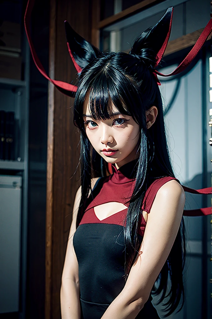 EVIL EYES, BLACK AND RED
