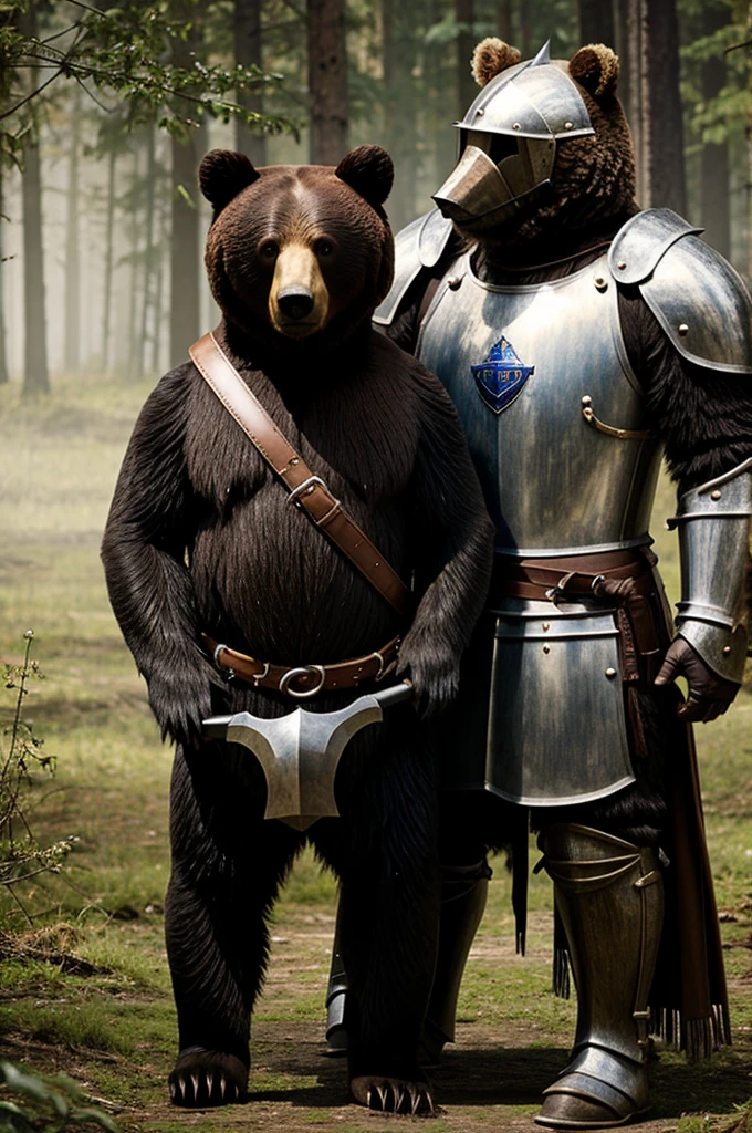 anthro, black bear:2.4, seated, chubby, (2 males inviting the hand to viewer:1.8, looking to viewer, malicious look:1.5, teeth, wearing ghillie suit with hood in a forest:1.2), ((dynamic pose)), strongman:1.7, (pair of males:2.8), male, flacid penis:1.7, foreskin, saggy balls, super detailed, best art, 8k, vibrant, (by snowskau), by taran fiddler:1.8, by RedRusker:1.8, art stile, 3D, halfbody:1.2), masterpiece, best quality, half body:1.8, halfbody:1.8, low angle shot:1.3,