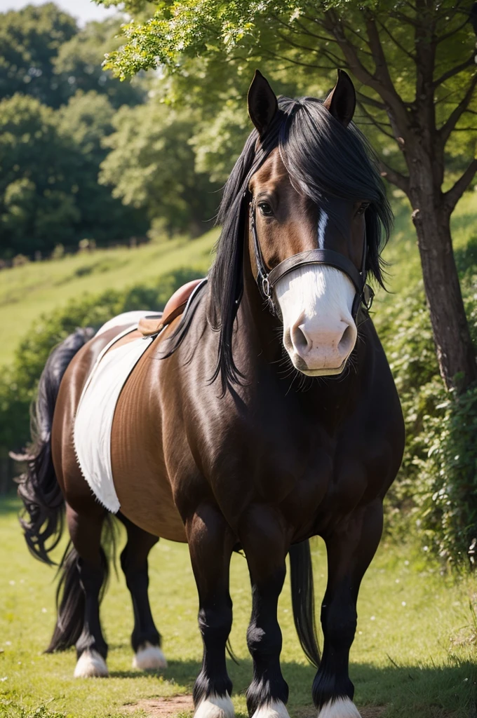 a shire horse