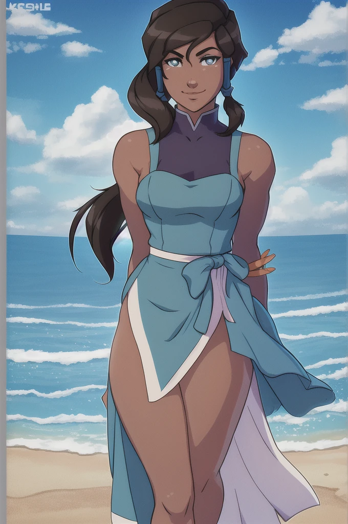 Katara, nudity, nsfw, mature, milf, nipples, erotic, focus on breasts, detailed hair, detailed face, upperbody, masterpiece, best quality, looking at viewer, medium breasts, highly detailed, topless, seductive, highly detailed, smile, teasing, happy, in love, emotions, caring, laughing, extreme long hair, hot,