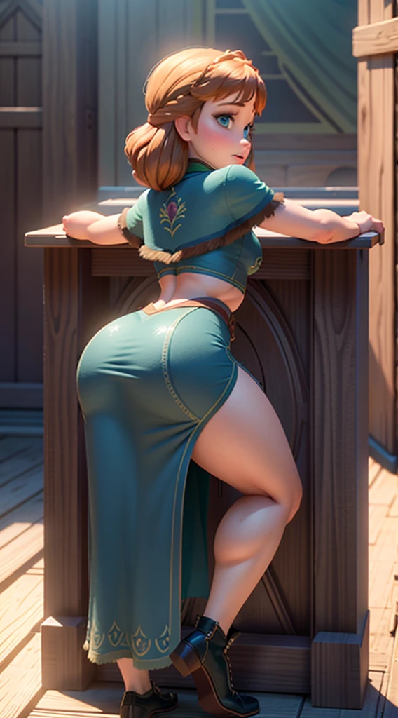 Photo of Anna of Arendelle showing glutes 