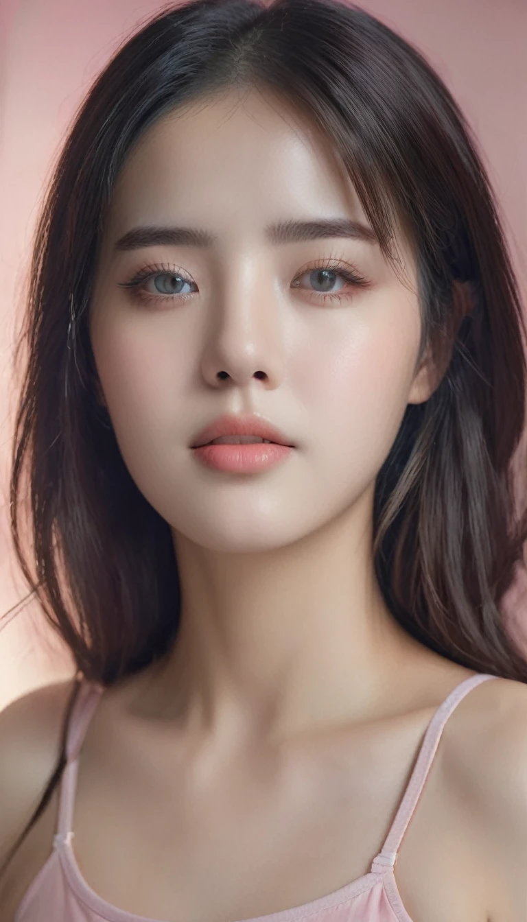 a shy girl changing into a bikini, blushing, beautiful detailed eyes, beautiful detailed lips, extremely detailed eyes and face, long eyelashes, delicate facial features, graceful pose, soft lighting, pastel colors, cinematic composition, photographic, (best quality,4k,8k,highres,masterpiece:1.2),ultra-detailed,(realistic,photorealistic,photo-realistic:1.37)