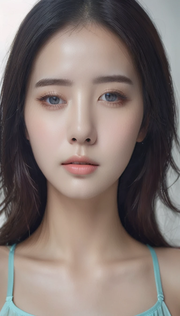a shy girl changing into a bikini, blushing, beautiful detailed eyes, beautiful detailed lips, extremely detailed eyes and face, long eyelashes, delicate facial features, graceful pose, soft lighting, pastel colors, cinematic composition, photographic, (best quality,4k,8k,highres,masterpiece:1.2),ultra-detailed,(realistic,photorealistic,photo-realistic:1.37)
