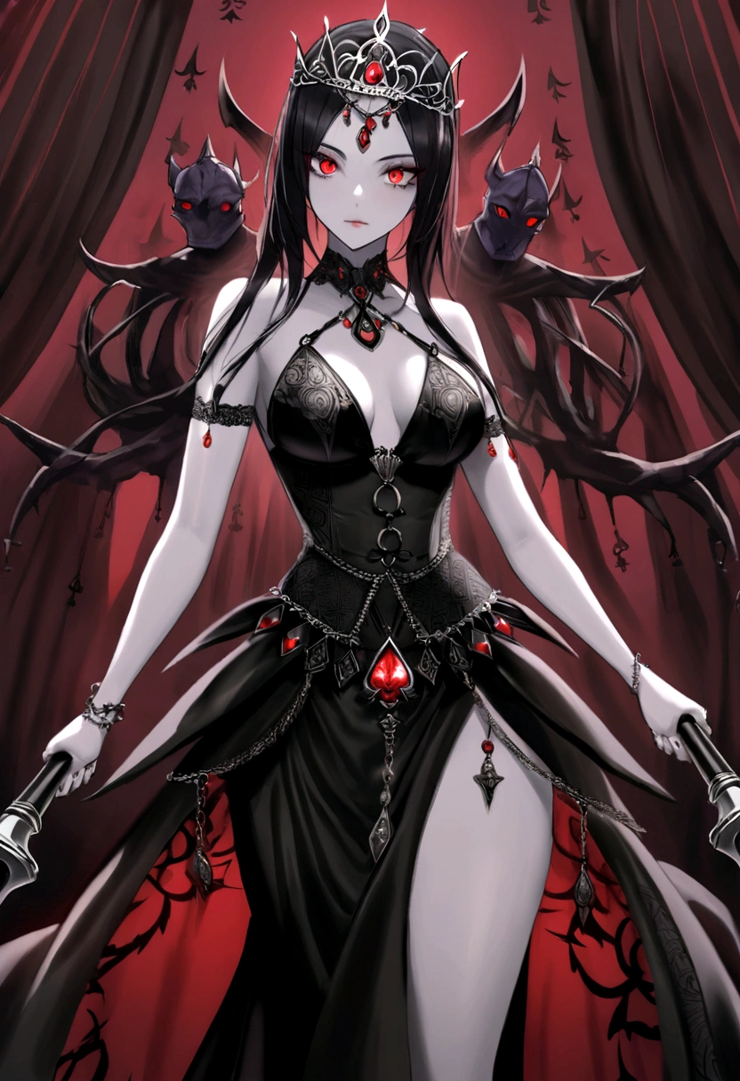 (dark skin), (demon horns), large breasts,
Immortal temptation takes over my mind
Condemned
Fallen weak on my knees, summon the strength
Of mayhem
I am the storm that is approaching
Provoking black clouds in isolation
I am reclaimer of my name
Born in flames, I have been blessed
My family crest is a demon of death
Forsakened, I am awakened
A phoenix's ash in dark divine
Descending misery
Destiny chasing time
Inherit the nightmare, surrounded by fate
Can't run away
Keep walking the line between the light
Led astray
Through vacant halls I won't surrend5r
The truth rev5aled in eyes of ember
We fight through fire and ice forever
Two souls once lost, and now they remember
I am the storm that is approaching
Provoking black clouds and isolation
I am reclaimer of my name
Born in flames, I have been blessed
My family crest is a demon of death
Forsakened, I am awakened
A phoenix's ash in dark divine
Descending misery
Destiny chasing time
Disappear into the night
Lost shadows left behind
Obsession's pulling me
Fading, I've come to take what's mine
Lurking in the shadows under veil of night
Constellations of blood pirouette
Dancing through the graves of those who stand at my feet
Dreams of the black throne I keep on repeat
A derelict of darkness, summoned from the ashes
The puppetmaster congregates all the masses
Pulling strings, twisting minds as blades hit
You want this power? Then come try and take it
Beyond the tree
Fire burns
Secret love
Bloodline yearns
Dark minds embrace
Crimson joy
Does your dim heart
Heal or destroy?
Bury the light deep within
Cast aside, there's no coming home
We're burning chaos in the wind
Drifting in the ocean all alone