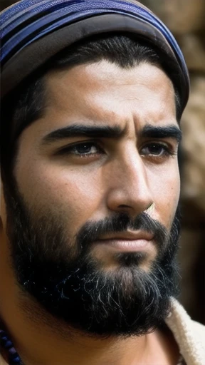 group of men judaean man focus on faces.