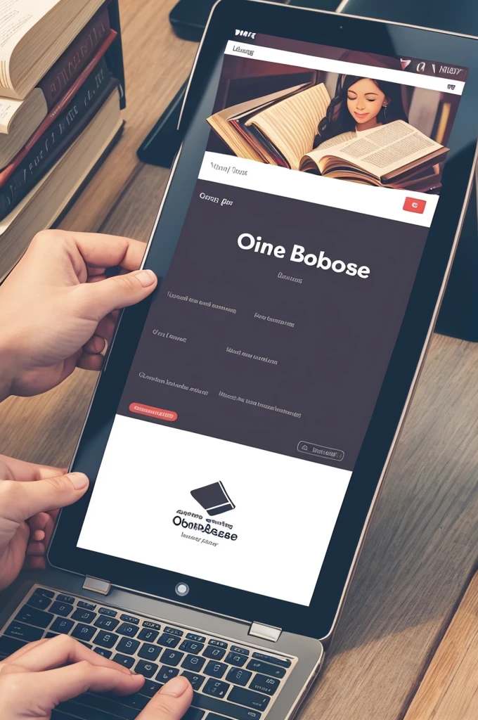 create a logo for an online bookstore on Instagram