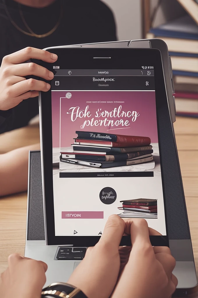 create a logo for an online bookstore on Instagram