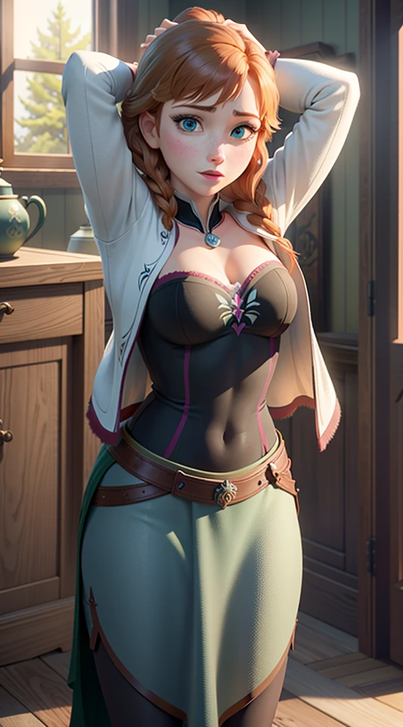 Photo of Anna of Arendelle changing clothes