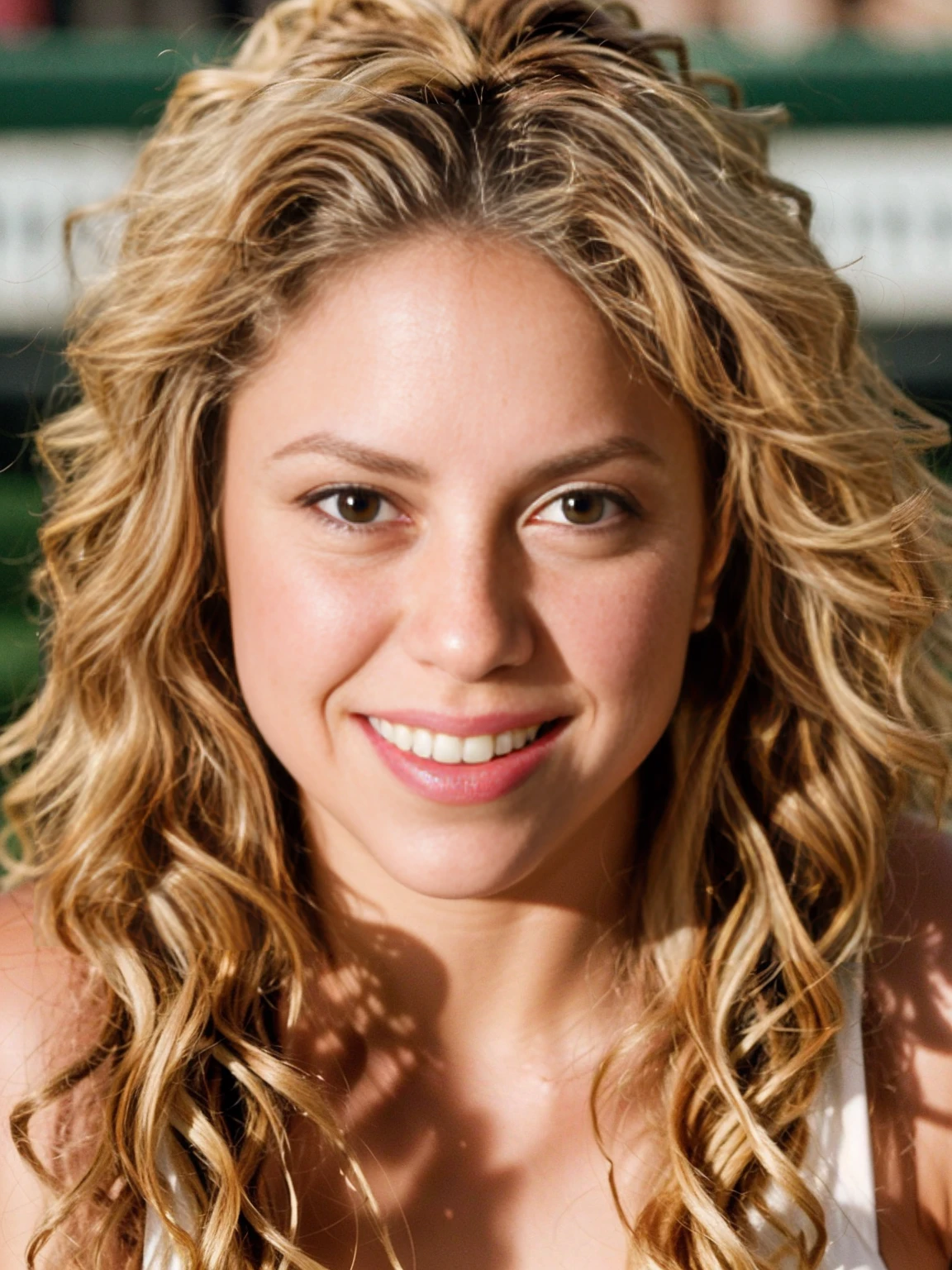 ((FULL BODY SHOT 1.2)), (The girl is Shakira 1.2, 20 year old girl 1.2, seductive look 1.2, NAKED 1.3, NSFW 1.2), (Shakira is a tennis player 1.2, NAKED 1.3, shoulder length hair 1.2), (very sexy Latina woman 1.2, perfect curves 1.2, alluring figure 1.2, nice breasts 1.2), (standing with legs open 1.2, sexually seductive pose 1.2), (masterpiece, best quality:1.2), 1girl, solo, (best quality,4k,8k,high resolution,masterpiece:1.2), realistic (1.37) girl, (hyper realistic 1.2), (highly detailed face 1.2, Detailed facial features 1.2), (set in a tennis court 1.2, cinematic lighting 1.2, highly detailed background 1.2)