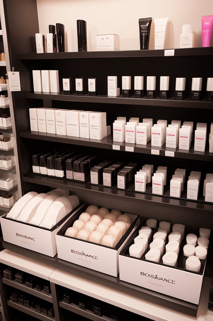 Hair cosmetic packaging with the name Biossance