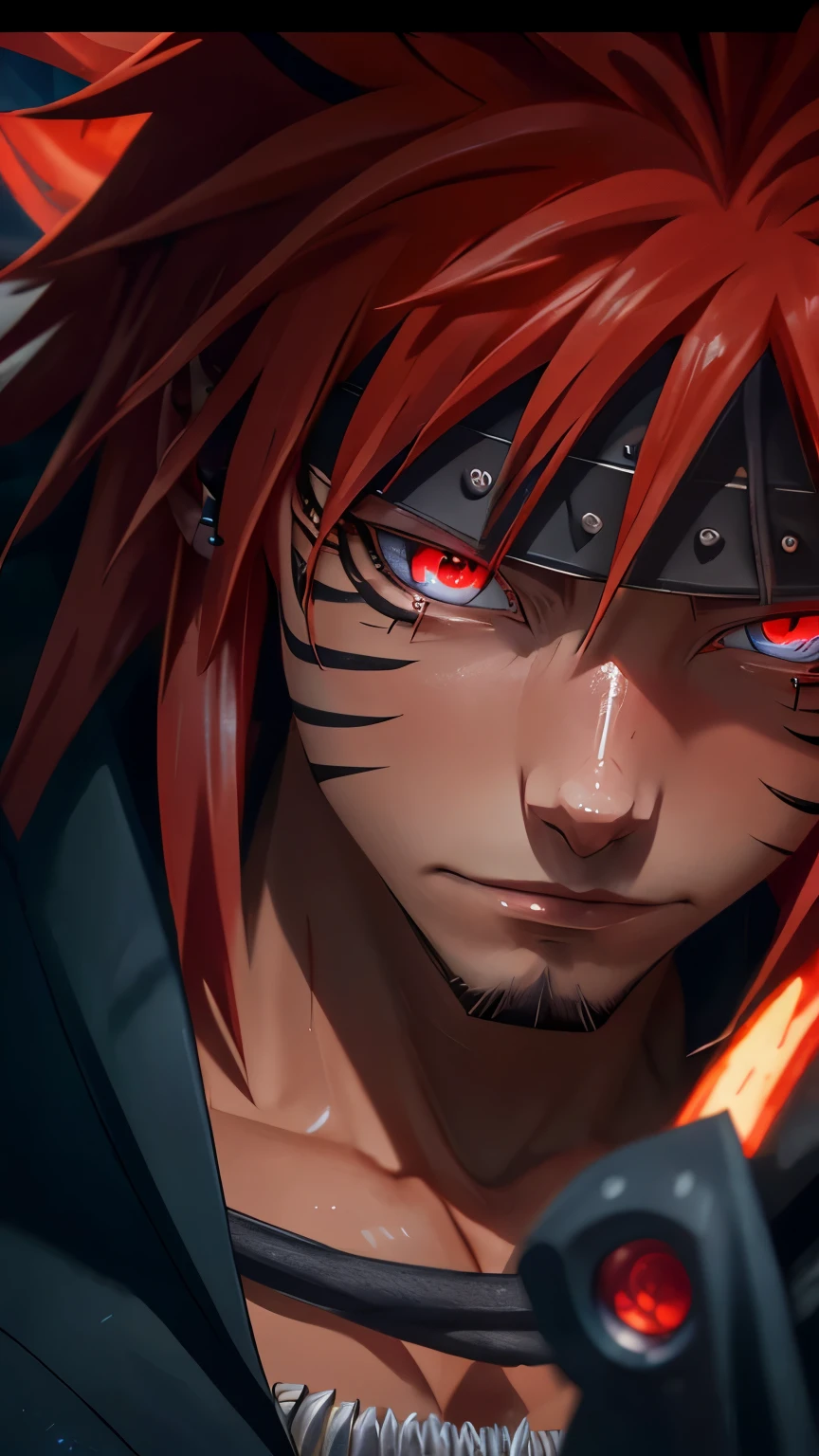 tensei shitara slime datta ken, guy crimson, red Hair, male teen body, anime art style, anime style, reincarnated as a slime, bright fiery eyes, bright orange eyes, Bright ember eyes, burning eyes, red eyes of fire, wallpaper, 4 k manga wallpaper, animated badass 8k, 4k animado wallpaper, animated epic artwork, hd anime wallaper, anime wallaper, animated style 4k, ultra hd animado wallpaper, animado wallpaper 4k, animado wallpaper 4 k, epic animated style, mitz vah art style, detailed animated art, red lens flare