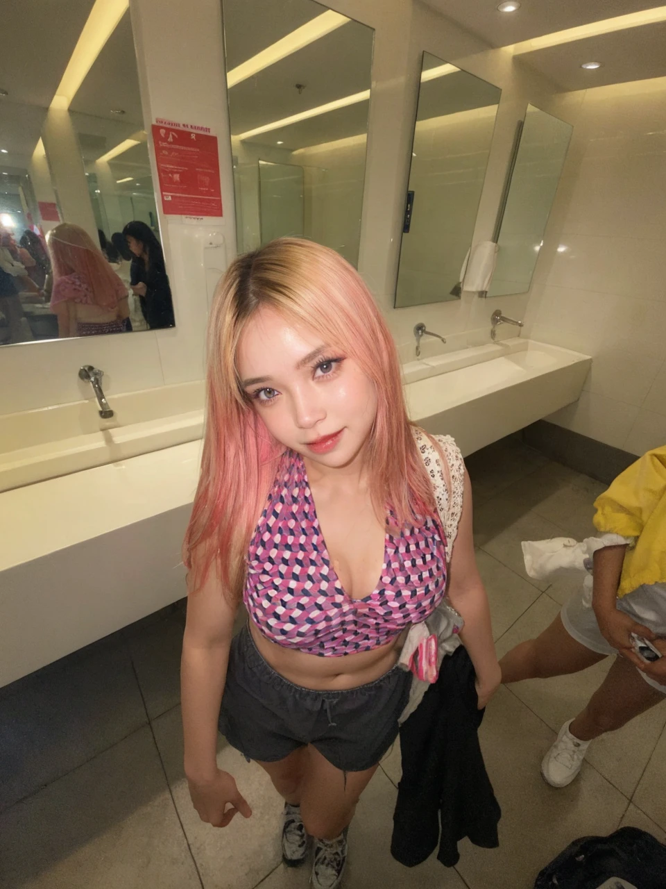 ((Best Quality, 8K, Masterpiece:1.3)), Focus: 1.2, Perfect Body Beauty: 1.4, Buttocks: 1.2, ((Layered Haircut, Breasts: 1.2)), (Wet Clothes: 1.1), (Rain, Street:1.3), Bandeau Dress: 1.1, Highly Detailed Face and Skin Texture, Fine Eyes, Double Eyelids, Whitening Skin, Long Hair, (Shut Up: 1.3), Smile