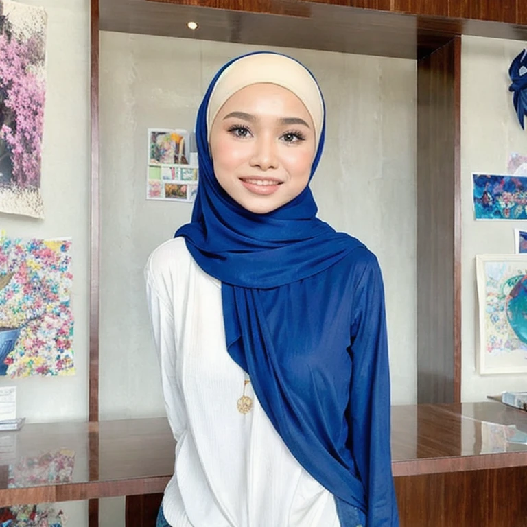 (masterpiece, best quality:1.2), 1girl, solo, HIJAB