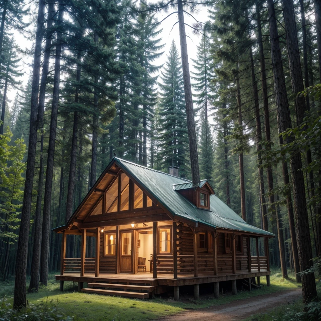 A wooden cabin stands among the tall trees of the forest, bathed in the first rays of dawn. Dim light illuminates the rustic looking facade, highlighting the simplicity of its clean lines and the contrast with the surrounding natural environment. The gentle rustle of the wind through the leaves creates an atmosphere of serenity, while the morning dew shines delicately on the grass, adding a touch of freshness to the landscape.
This message has been generated by Nova - download it for free: https://novaappai.page.Link/Y2oP7QyKEzuMscw89
