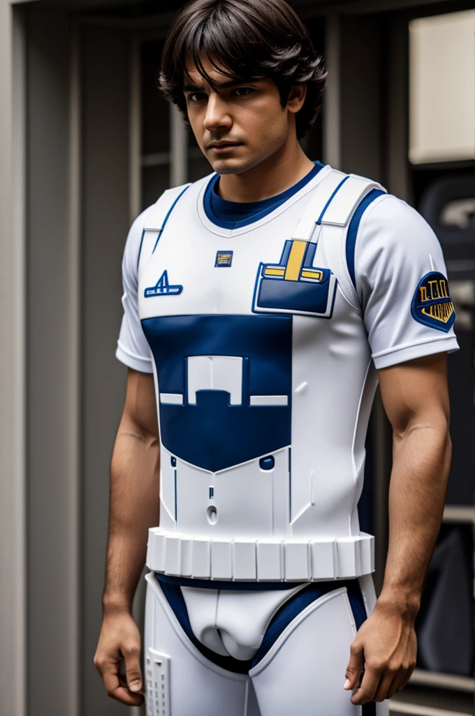 a stormtrooper with the boca juniors t-shirt