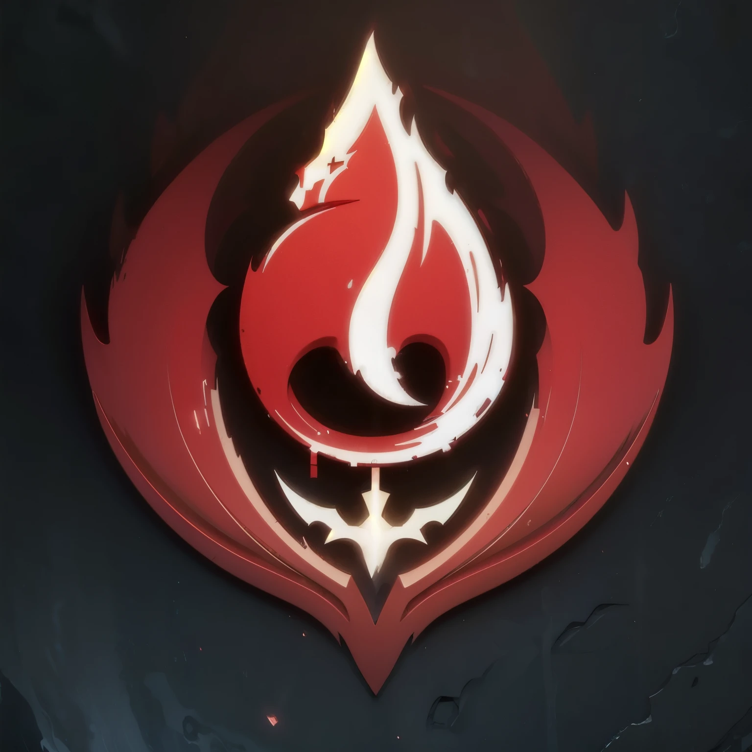 um logotipo usando uma gota de water, too simple for a blood faction in an RPG world, blood emblem, only red color, mighty, unshakable, lusty, chic, posh, Symmetrical, high qualiy, rounded, very liquid appearance, water, com fundo branco, more emphasis on drop