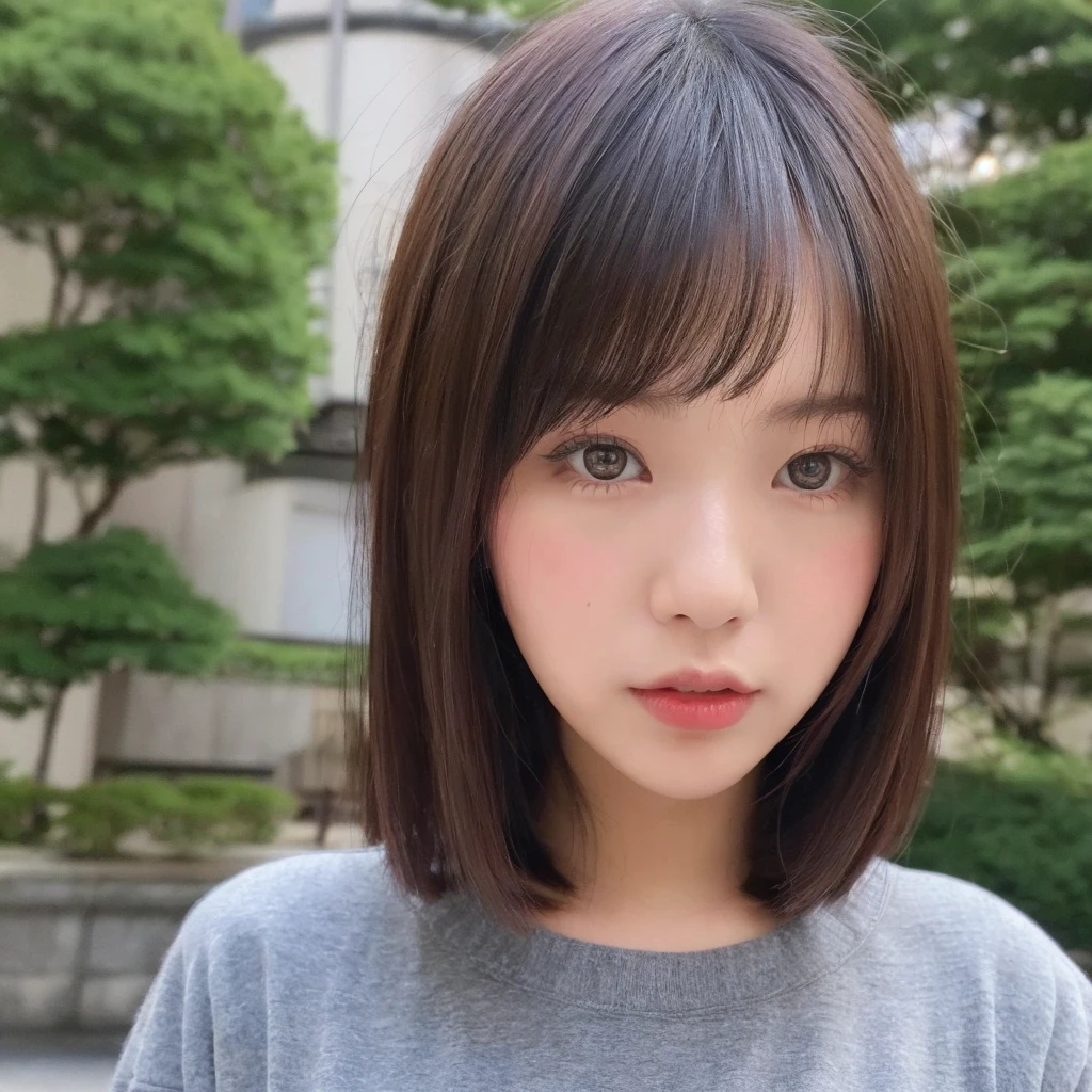 (((hd closeup photo))),one standing Aimi Rin looking at camera,25 years old, (((Aimi Rin))), in the Tokyo city